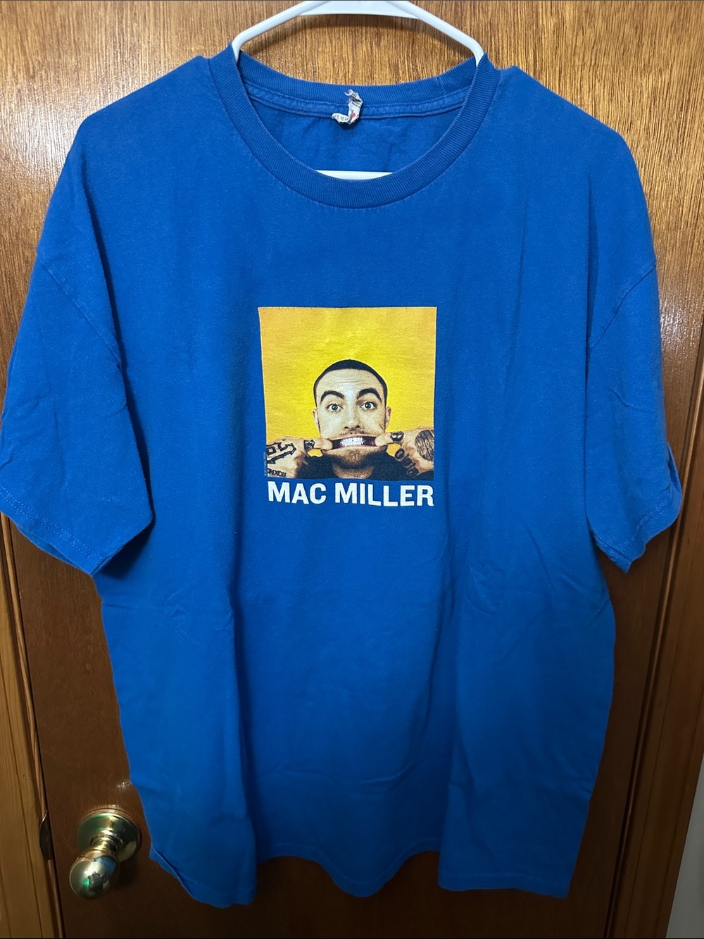 Mac Miller Blue Graphic Tee - Men's Casual Shirt